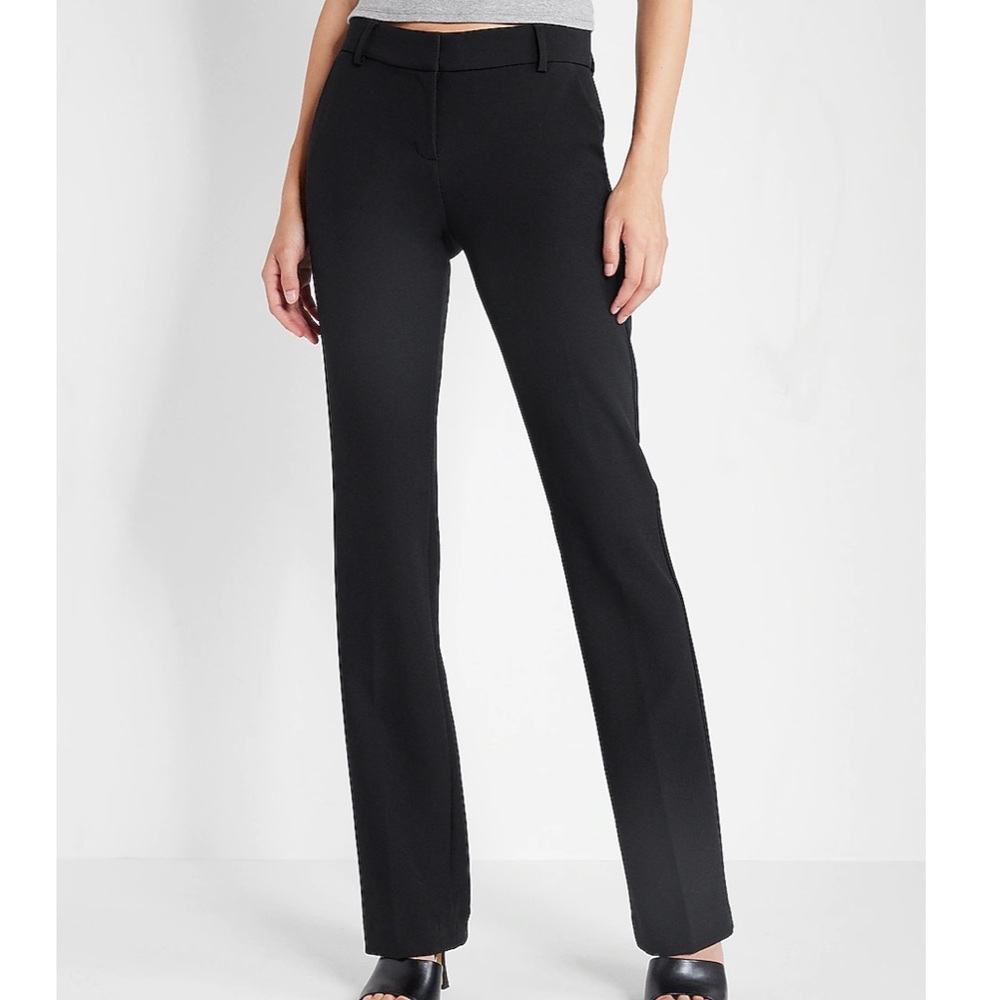 Express Editor Mid Rise Bootcut Dress Pants Size 0 Regular